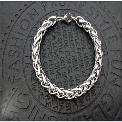 Chinese Style Retro Silver Bracelet Keel chain Male And Female Couples Personalized Gifts