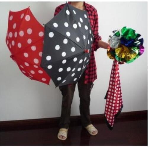 Polka Dot Silk & Umbrella - Magic Trick,Accessories,Stage Magic Props,Close Up,Comedy,Mind Magia,Fun,Toys Classic Magie