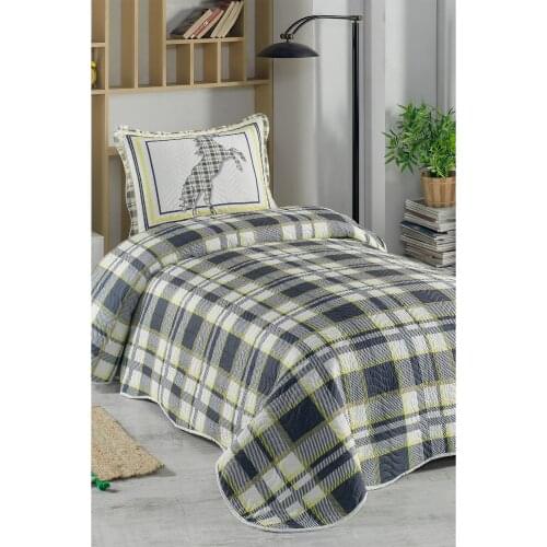 Brave Yellow Single Quilted Bedspread