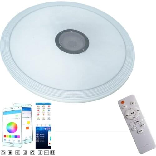 LED ceiling Lights RGB Dimmable 36W APP Remote control Bluetooth Music light bedroom lamps Smart ceiling lamp AC86V-265V