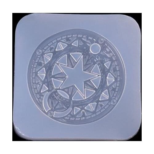 Magic Circle Silicone Mold Fondant Baking Tool Jewelry Chocolate Cake Decor Mold 1XCA