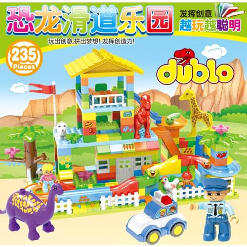 Marble Race Run Maze Balls Track Building Blocks Toys Children DIY Big Brick Jungle Slides Building Blocks Toy
