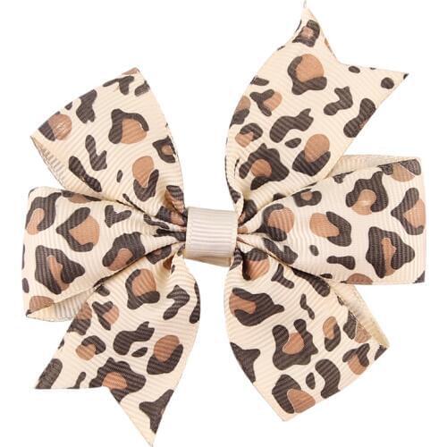 1PCS Cherry Handmade Leopard Creative Design Wave Dots Hair Bow Best Party Dress Up Hairpin for Kids Girl Clip DIY Headband 2017