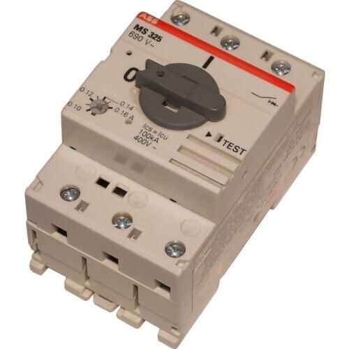 Protective circuit breaker MS325-0.16 0.1-0.16A replace with new MS116 series