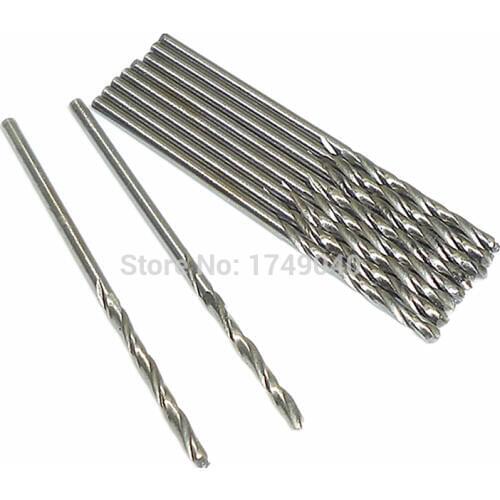 10pcs Micro 1.5mm Drill Bit HSS Straight Shank Electrical Tool Twist Drilling Bit Suitable for Wood Aluminium Plastic Drilling