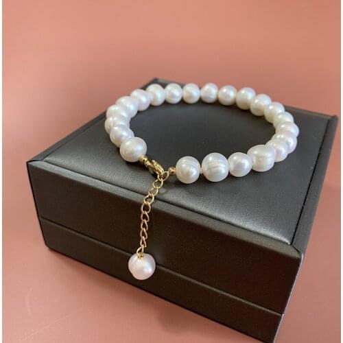 2020 New 14k Color Preservation Natural Pearl Bracelet Simple And Versatile Temperament Jewelry Hand Jewelry