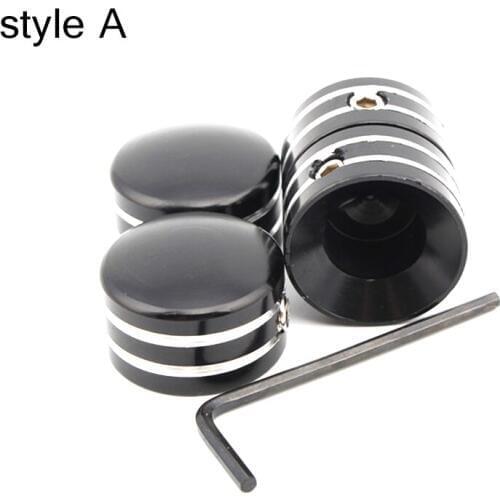 4Pcs Black Head Bolt Cover Set spark plugs side For Harley Twin Cam 1999-Later Evo 1985-1999 New spark plugs