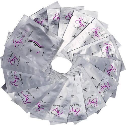 50 Pairs Eyelash Extension Under Gel Eye Pads Non-woven Patches Make-Up