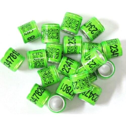 50 Pcs Mixed Color Dove Bands Bird Foot Ring Species Identify Training Rings Pet Bird Label Sign for Pigeon Dove Chicks Pet