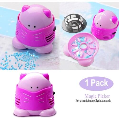 Diamond Painting Tools Drills Quicker Picker Organizer for Spilled Diamonds Painting Accessories Kits Christmas Gift