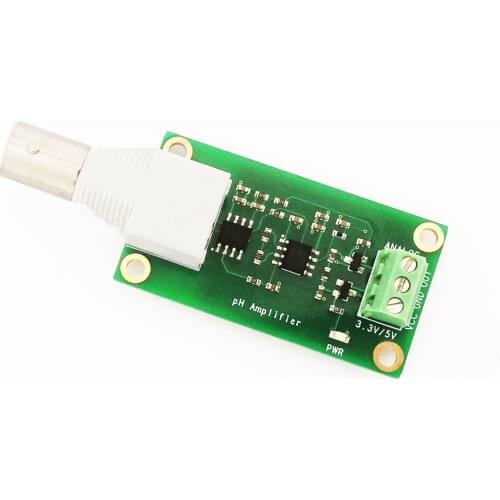 Analog pH Sensor Meter Preamplifier Compatible with Arduino +3.3V to +5V Power Supply Good Accuracy