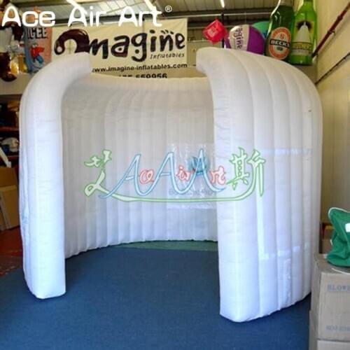 White round inflatable office tent,inflatable office structure/pod for office decorations or meeting rooms