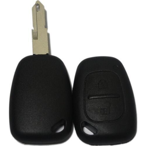Free Shipping 2 Button Remote FOB Key Case Shell Holder + Blank Fits Renault VIVARO TRAFIC MOVANO MASTER For Renault Key