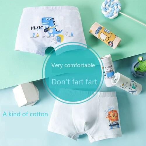 Childrens Underwear for Kids Cartoon Shorts Soft Cotton Underpants Boys Panties 5pcs/Lot