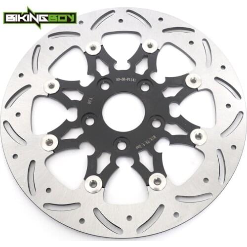 BIKINGBOY Rear Brake Disc Rotor Disk Sportster XLH FXDB Glide Daytona Sturgis FXDWG Wide Rider FXLR Low Ride 90 91 92 93 94 95