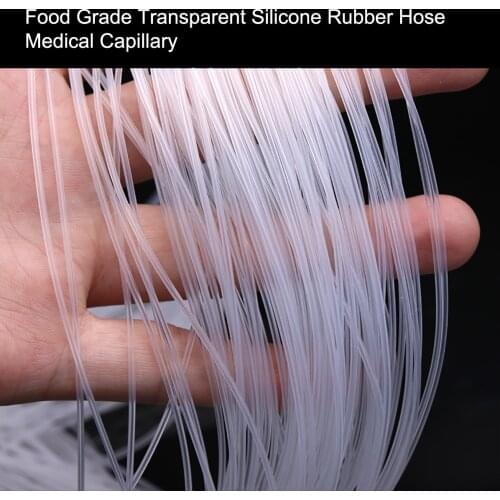 Food Grade Transparent Silicone Tube Rubber Hose ID 0.5 1 2 2.5 3 4 5 6 7 8 9 10 - 38mm Flexible Milk Hose Beer Pipe Silica Gel