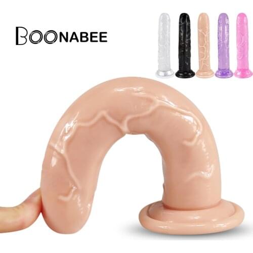 Erotic Soft Jelly Dildo Realistic Dildos Anal Dildo Penis with Suction Cup Sex Toys for Women Masturbation Toys for Adults