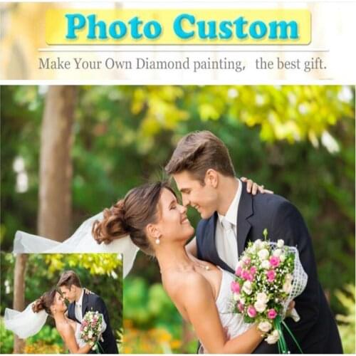 Private Custom Photo 5D DIY Diamond Painting Cross Stitch Diamond Embroidery Full Set Diamond Embroidery Sale Beaded Embroidery