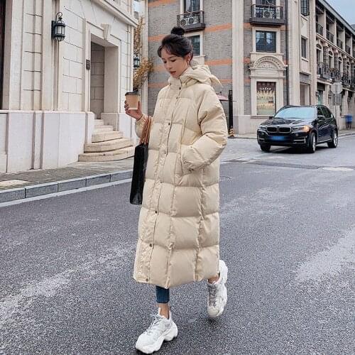 KUANGNAN Women's Parkas With A Hood