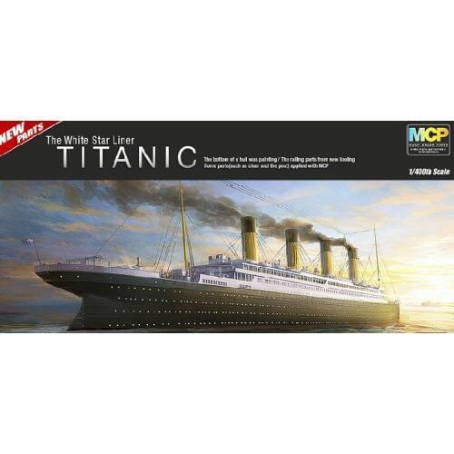 MOHS 14215 ACADEMY 1/400 The Titanic ship model luxury cruise ship Assembly Model kits Modle building scale model