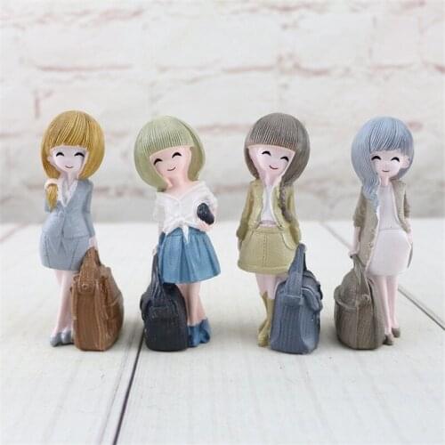 Fashion Car Accessories Personalized Sexy Temperament Girl Resin Crafts Ornaments Home Decoration Office Desktop Sculpture Toys