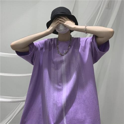 Men women Japan T-shirt 2021 new short-sleeved shirt Korean high street loose trend tie-dye half-sleeved cool Harajuk unisex top