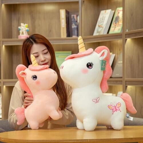 Soft Cute Unicorn Plush Toy Kawaii Animal Doll Stuffed Pillow Baby Kids Toys For Child Girlfriend Birthday Gift Home Decoration