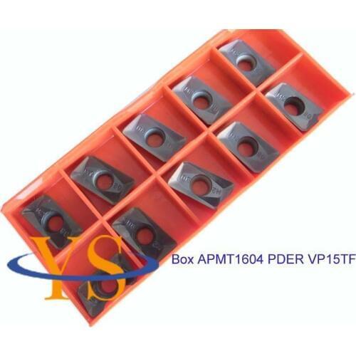 New Ystool Bulk 10pcs APMT1604 PDER Carbide inerts indexable insets