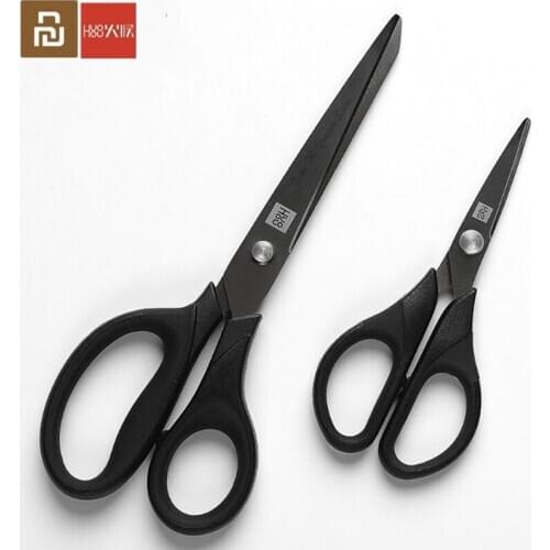 Huohou Titanium-plated Scissors Black Sharp Sets Sewing Thread Antirust Pruning Scissor Leaves Non-slip Tools Kit for Mi Mijia