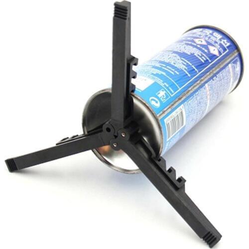 Outdoor Camping Gas Tank Stove Base Holder Cartridge Canister Tripod Braket Bottle Shelf Tilting Prevention Stand Tool