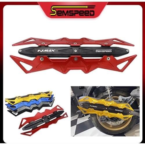 SEMSPEED CNC Motorcycle Exhaust Pipe Sliders Guard Crash Cover Falling Protection Shield For Yamaha NMAX 125 150 155 2010-2020
