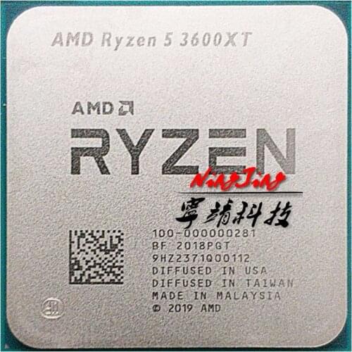 AMD Ryzen 5 3600XT R5 3600XT 3.8 GHz Six-Core Twelve-Thread CPU Processor 7NM 95W L3=32M 100-000000281 Socket AM4