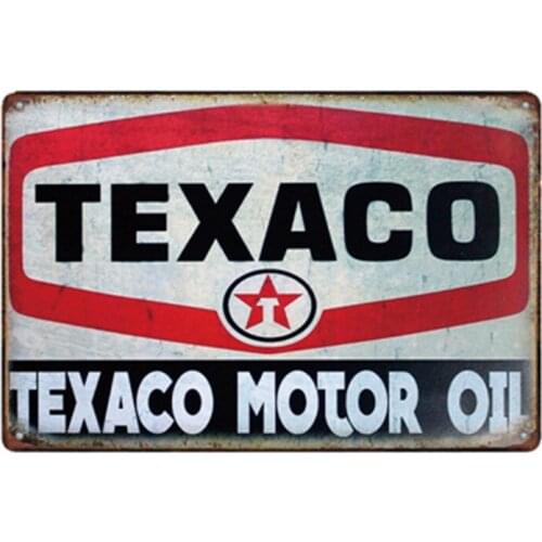 Drop Shipping European Style Motor Oil Distressed Retro Vintage Tin Sign