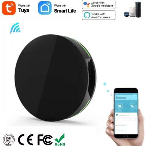 Smart Tuya WiFi IR Remote Control For Air Conditioner TV, Smart Home Infrared Universal Remote Controller For Alexa,Google Home