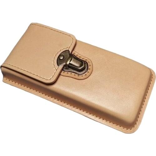 Handmade 100% Genuine Cowhide Leather Pen Cover, Pencil Bag, Pencil Case