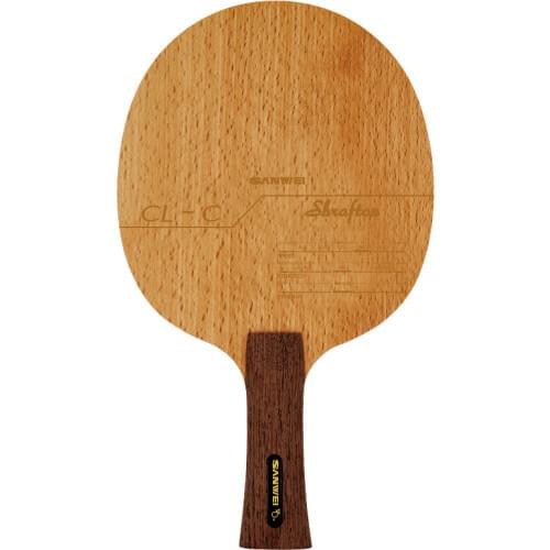 Sanwei Shrafton OFF table tennis blade 5 ply wood with 2 ply LD Carbon table tennis racket FL ST CS handle Ping pong bat