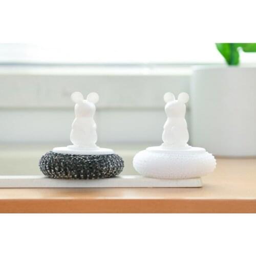 Magic Kitchen Sponge Brush Sponge Cleaning Brush Sink Kitchen Accessories Kitchen Washing Utensils Pot Dish Brush Wire Brushes