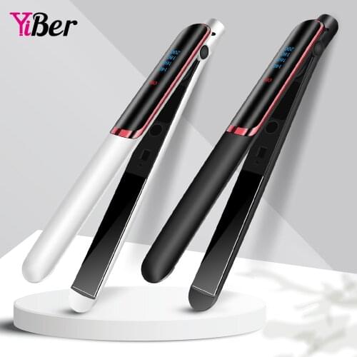 Negative Ion Hair Flat Iron 400F Ceramic Hair Straightener Fast Straight Curling Iron Hair iron Straightener Hair Styling Tool