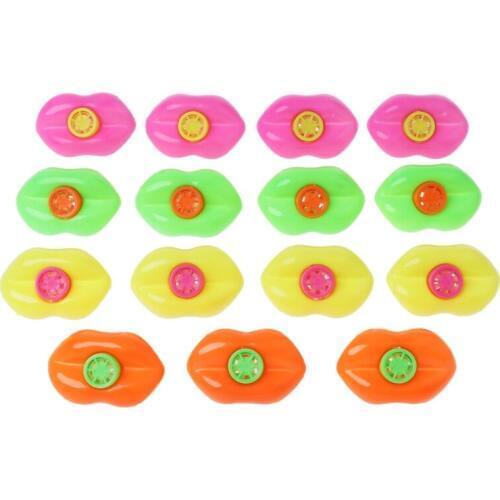 Funny 15pcs Mouth Lip Whistle Decoration Game Prize Party Toys Lucky Loot Kids Toy