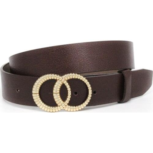 Genuine Leather Woman Belt 3 cm genuine Buffalo