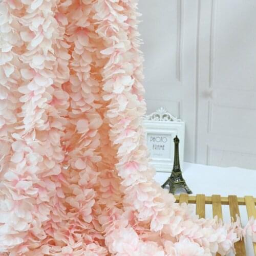 10 pcs 1m Artificial Orchid Flowers Rattan String Vine with Green Leaves For Home Wedding Garden Decoration Hanging Garland Wall