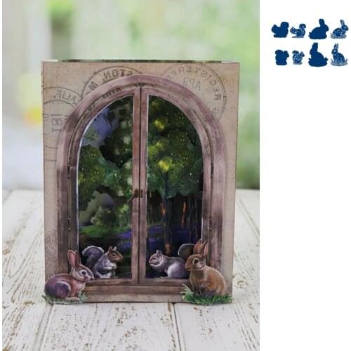 Hot Sale Dies Tutting Small Critters Dies Craft Embossing Make Paper Greeting Card Making Template DIY Handmade 2021 New Arrive