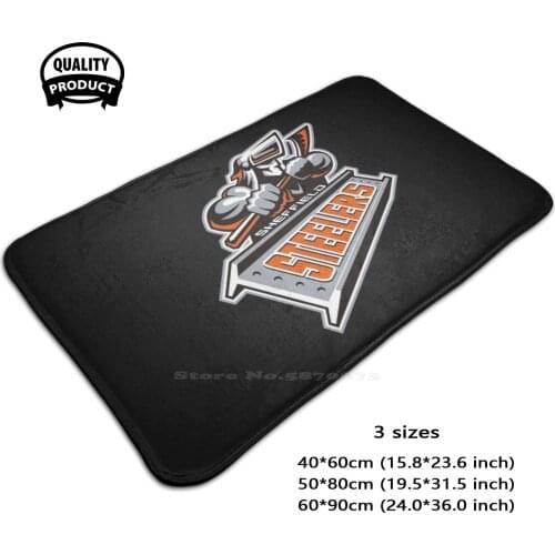 Sheffield Steelers Ice Hockey 3D Household Goods Mat Rug Carpet Foot Pad Sheffield Steelers Sheffield Steelers Logo Sheffield