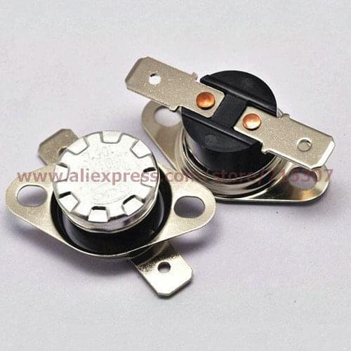 PHISCALE 5pcs KSD301 Normal Closed Thermostat Temperature Switch 105C degree 250V 10A