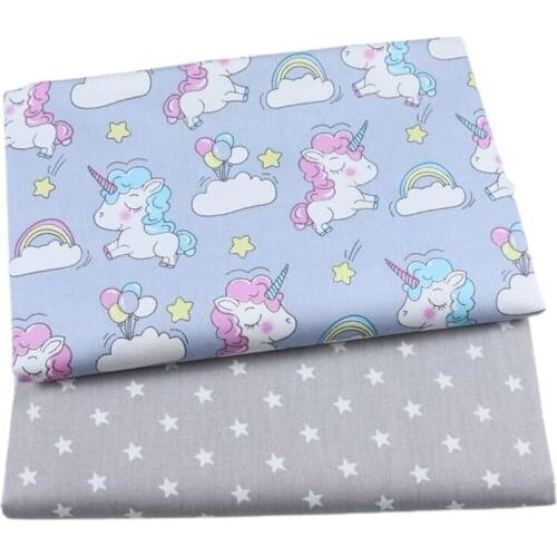 50x50cm Cute Cartoon Cotton Fabric Patchwork Sewing Baby Doll Clothes Handmade DIY Handcrafts For Womens DIY Fabric