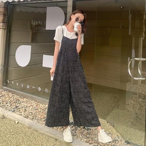 69748# T Shirt + Dress Maternity Dress Loose Stylish Short Sleeves Polka Dot Pants Sets Pregnant Women Mom Pants Suits