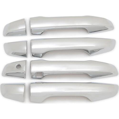 8pcs/set ABS Chrome Side Car Door Handles Cover Trim Decal Fit For Honda CR-V CRV 2017-2018 LHD Car Styling Accessories Covers