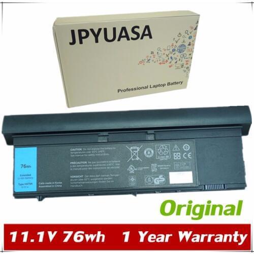7XINbox 11.1V 76wh Original RV8MP H6T9R 1NP0F 37HGH Laptop Battery For Dell Latitude XT3 Tablet PC 9 cells