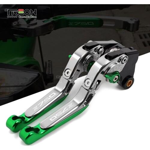 Motorcycle Accessories CNC Aluminum Brake Clutch Lever Handle Frame Ornamental For Kawasaki Z750 Z-750 2007-2012