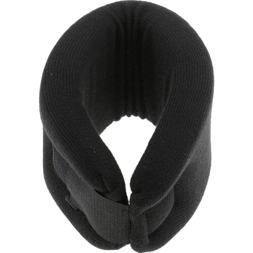 Black Cervical Collar Foam Neck Brace Support Shoulder Press Relax Pain Relief